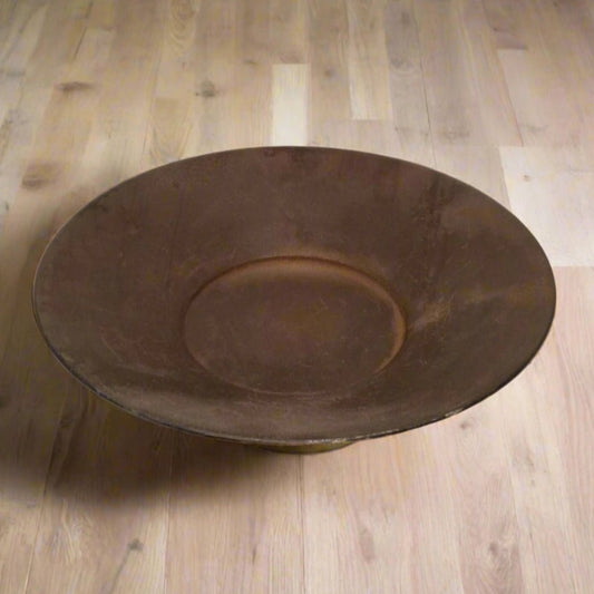 Mining Pan Metal With Antique Finish (12" Round) - Jones Peak