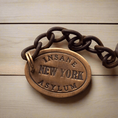New York Insane Asylum Cast Iron Guard Key And Whistle (20" Long) - Jones Peak