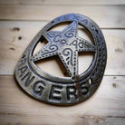 Texas Rangers Gun Butt Tag (1.75" x 1.5") - Jones Peak