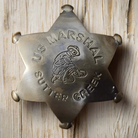 Sutter Creek Marshal Solid Brass Badge - Jones Peak