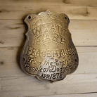 Wyatt Earp Peacemaker Dodge City 1878 Gun Butt Tag (2" x 1.75") - Jones Peak