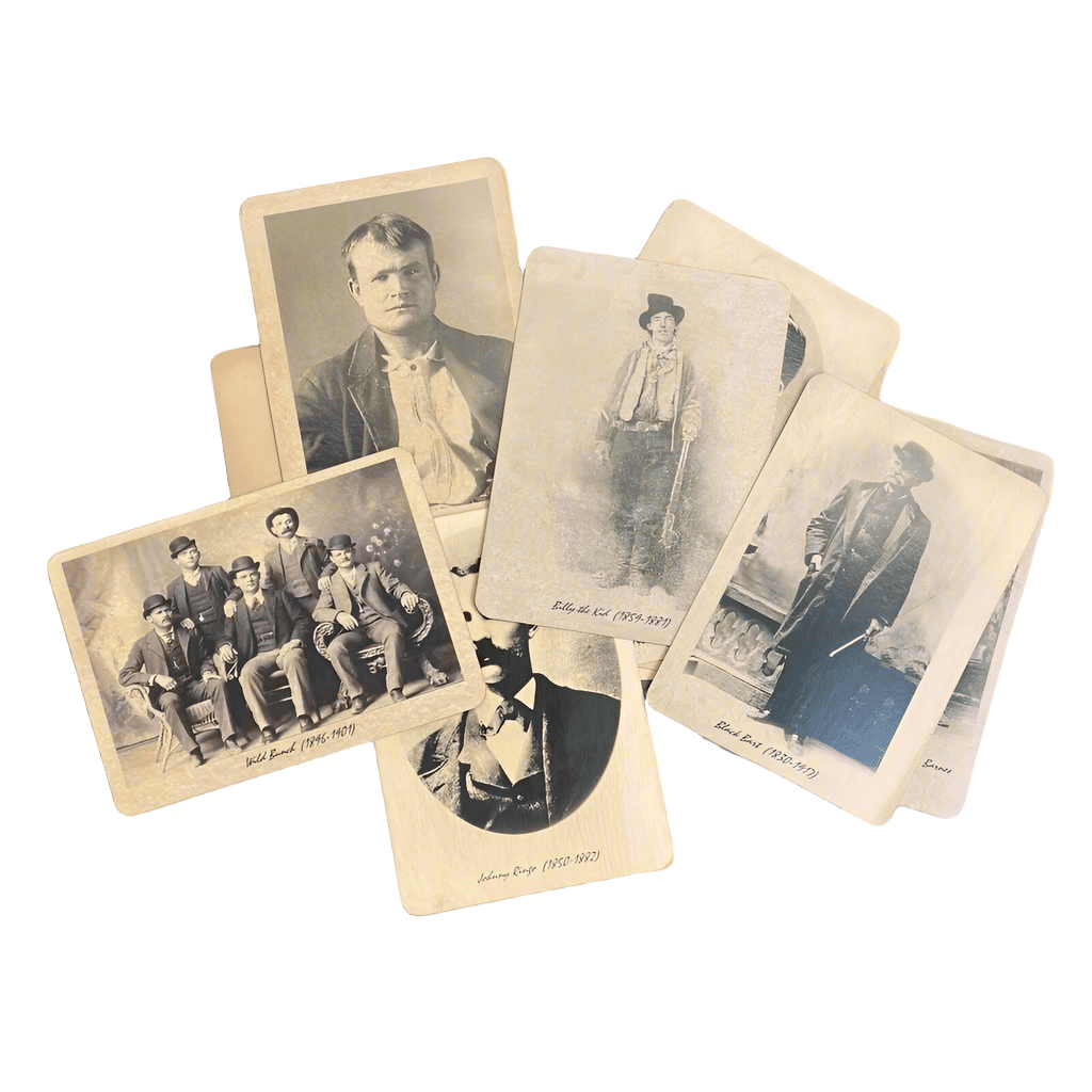 Outlaws Of The Old West Set Of 13 Photos (6.25" x 5.25")