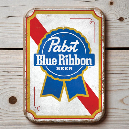 Pabst Blue Ribbon Beer Label Magnet (2.5" x 3.5") - Jones Peak