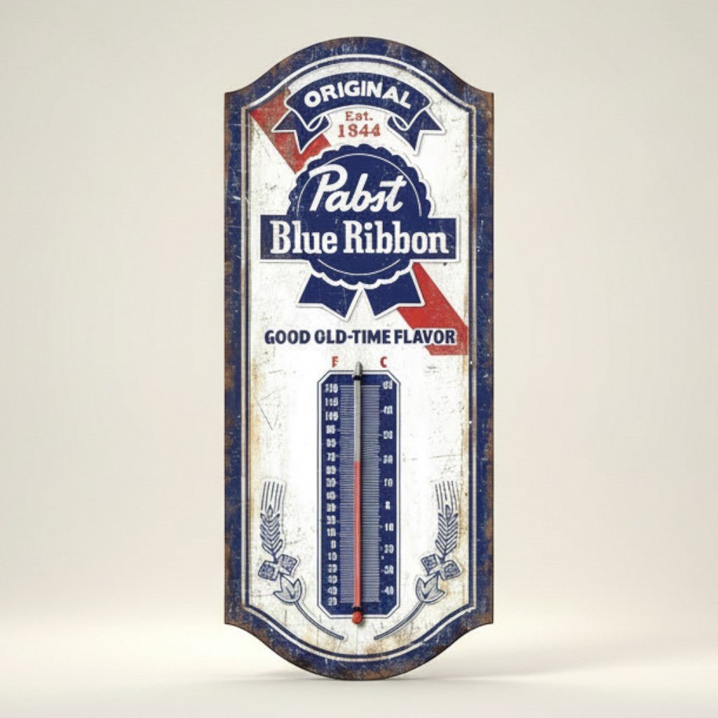 Pabst Blue Ribbon Good Old - Time Flavor Thermometer - Jones Peak