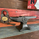 Colt 1855 Cast Iron Anvil Paperweight With Raised Letter & Antique Finish (5.75" x 2.5") - Jones Peak