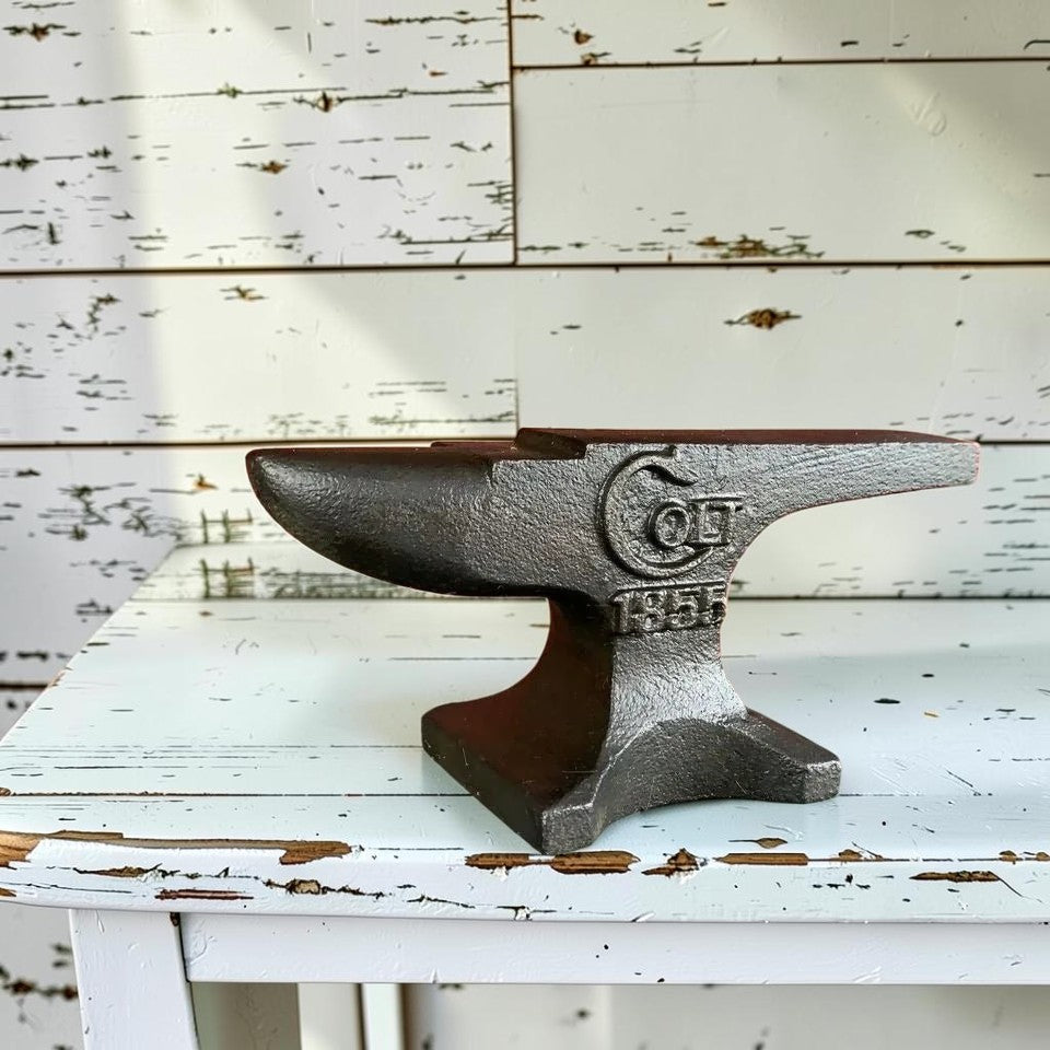 Old West Cast Iron Anvil Paperweight 1855 – Jones Peak