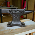 Indian Motorcycles 1901 Cast Iron Anvil Paperweight With Raised Lettering & Antique Finish (4.5" x 3") - Jones Peak