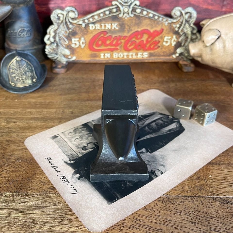 Oliver Tractors 1929 Cast Iron Anvil Paperweight With Antique Finish (5.5" x 2.5") - Jones Peak