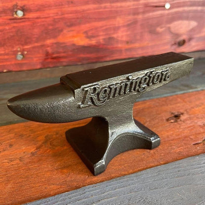 Remington Cast Iron Anvil Paperweight With Painted Antique Finish (5.5" x 2.5" x 1") - Jones Peak
