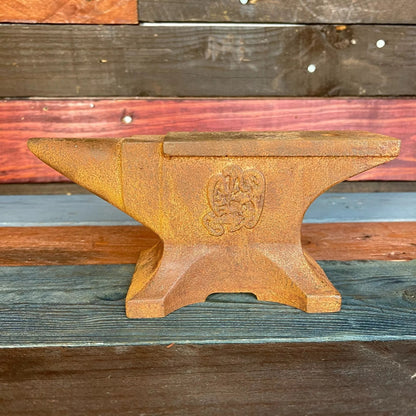 Smith & Wesson 1856 Cast Iron Anvil Paperweight With Antique Finish (8" x 3.5" x 2") - Jones Peak