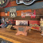 Winchester 1866 Cast Iron Anvil Paperweight With Makers Mark & Antique Finish (8" x 3.5" x 2") - Jones Peak