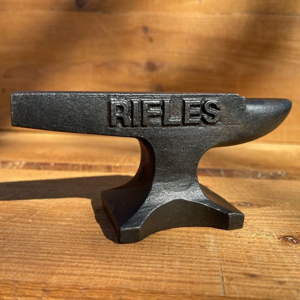 Winchester Repeating Arms 1929 Cast Iron Anvil Paperweight With Antique Finish (4.5" x 2.75" x 2") - Jones Peak