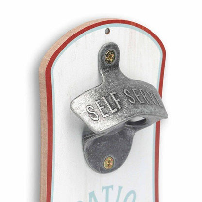 Patio Open 24/7 Wall Bottle Opener (3.5" x 6") - Jones Peak