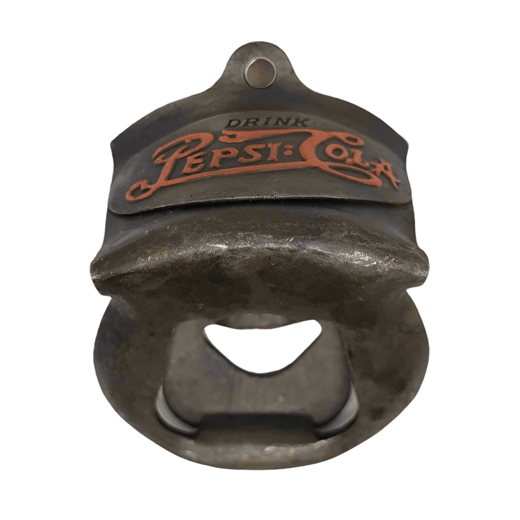 Pepsi - Cola Die Cast Wall Mounted Bottle Opener With Painted Antique Finish (3.25" x 2.5") - Jones Peak