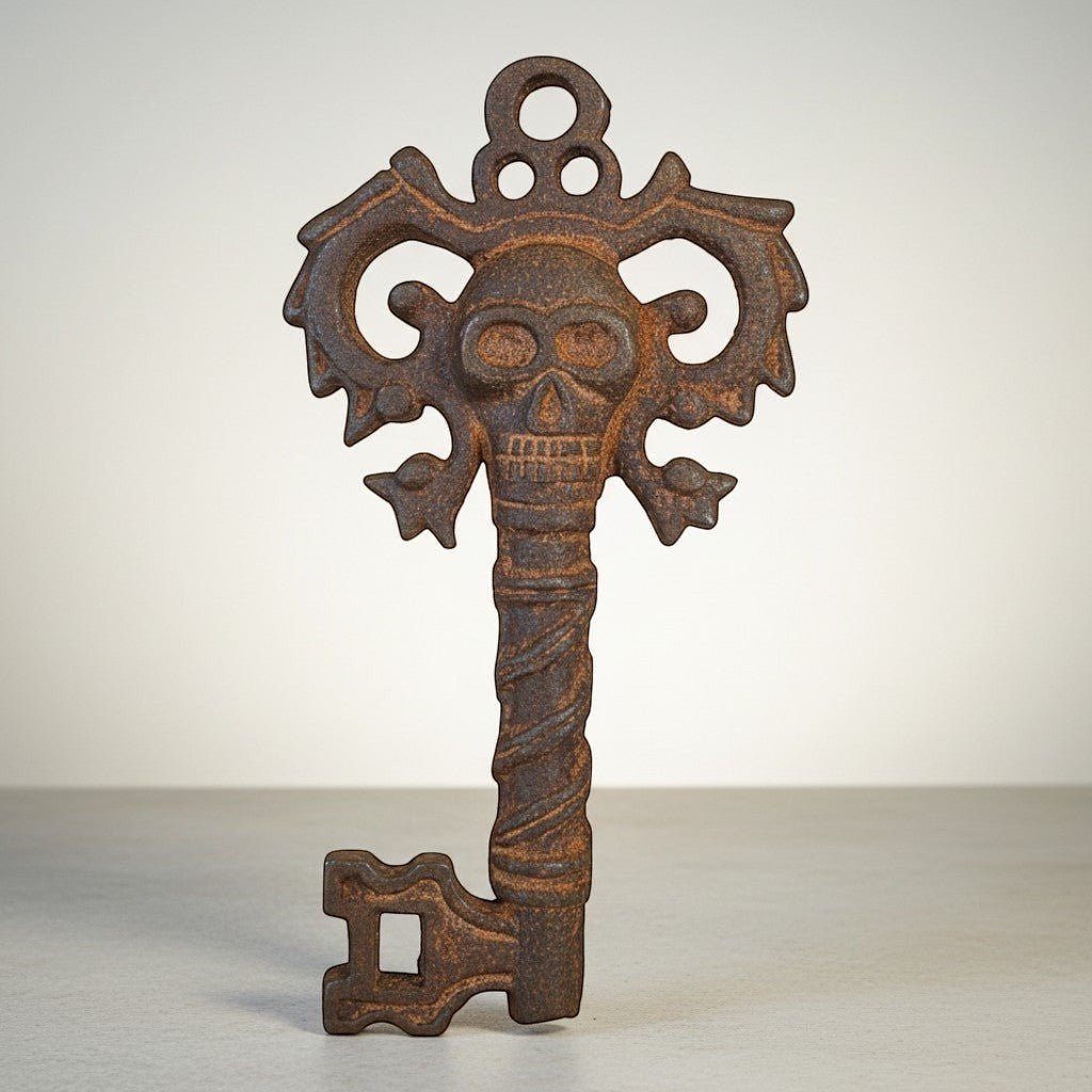 Pirate Skull Cast Iron Key - Jones Peak