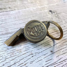 Police Department Solid Brass Whistle - Jones Peak