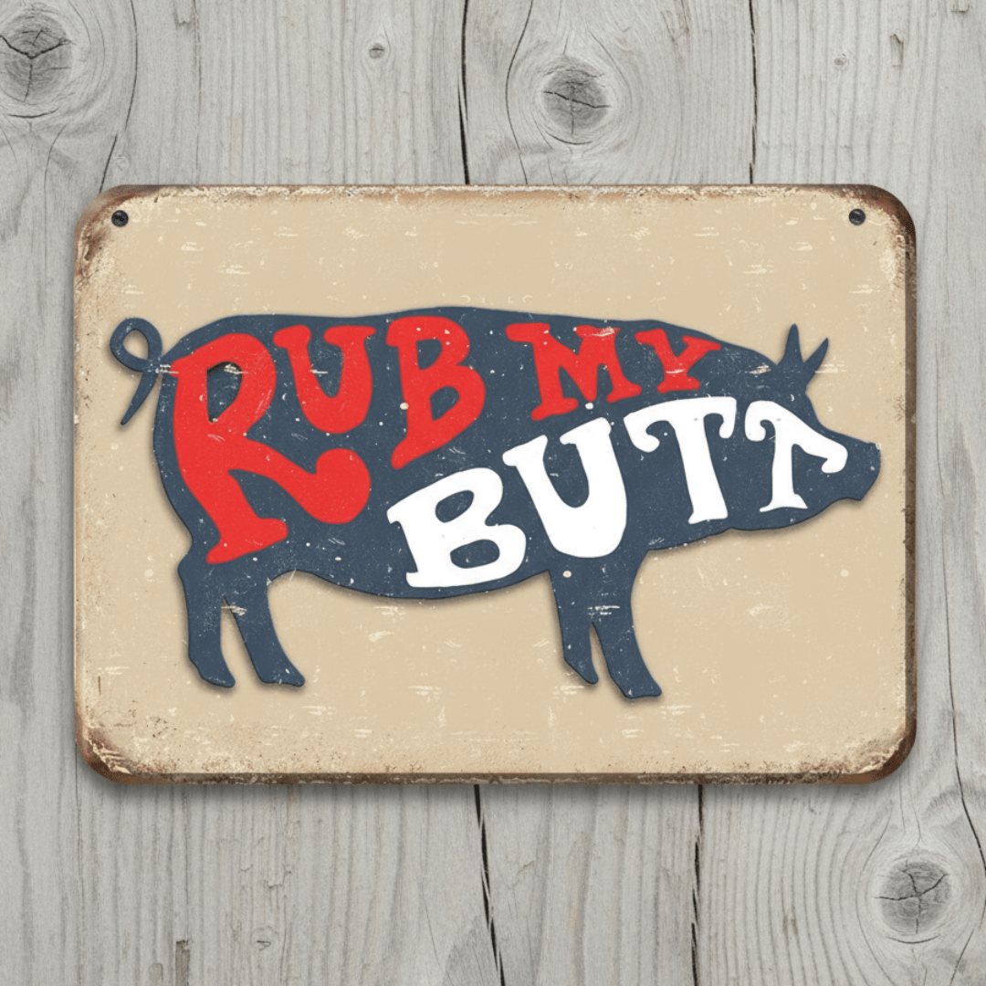 Pork Rub My Butt Magnet (2.5" x 3.5") - Jones Peak