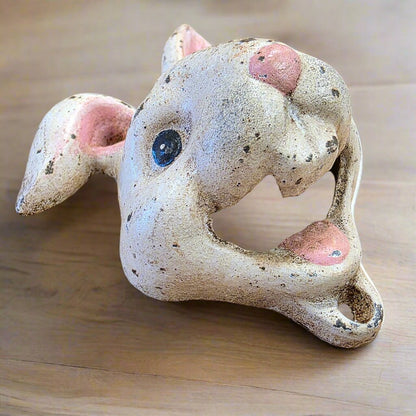 Rabbit Cast Iron Wall Mounted Bottle Opener With Painted Antique Finish (5.5" x 3") - Jones Peak