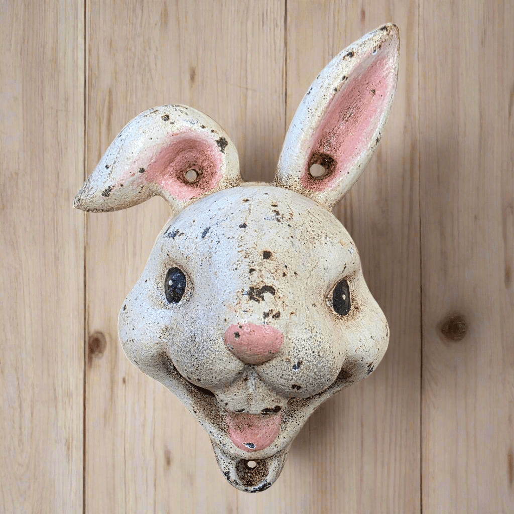 Rabbit Cast Iron Wall Mounted Bottle Opener With Painted Antique Finish (5.5" x 3") - Jones Peak