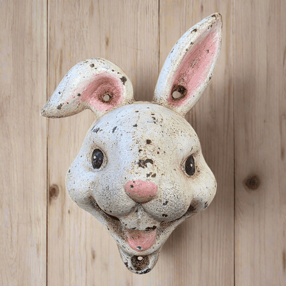 Rabbit Cast Iron Wall Mounted Bottle Opener With Painted Antique Finish (5.5" x 3") - Jones Peak