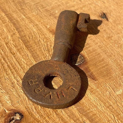 Railroad Keys Cast Iron Stamped With Train Initials (Set of 25) - Jones Peak