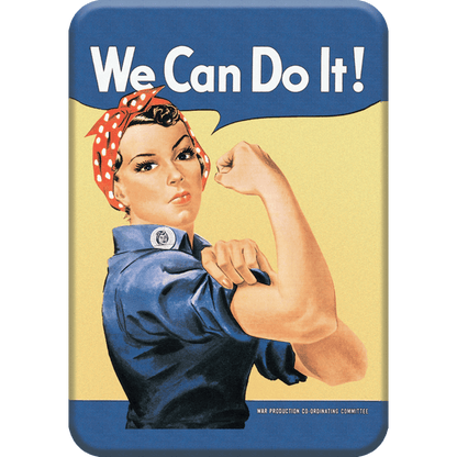 Rosie the Rivetor We Can Do It! Magnet (2.5" x 3.5") - Jones Peak