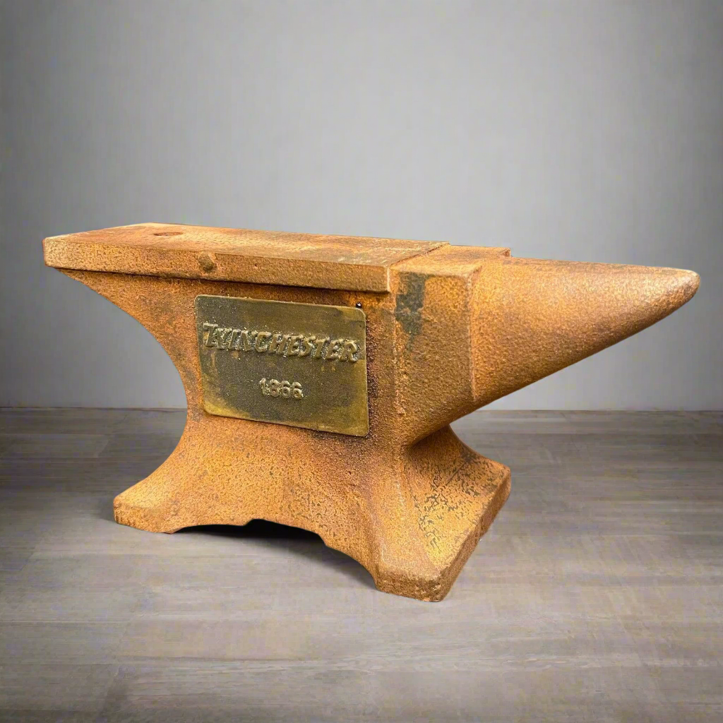 Winchester 1866 Cast Iron Anvil With Makers Mark & Antique Finish (8" x 3.5" x 2")