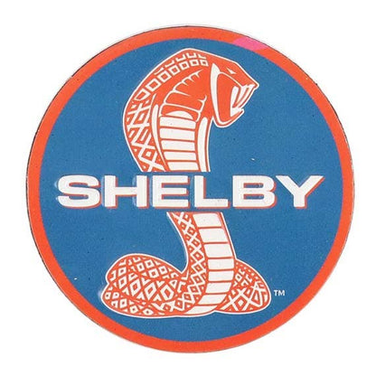 Shelby Cobra Round Embossed Metal Magnet (2.25" Round) - Jones Peak