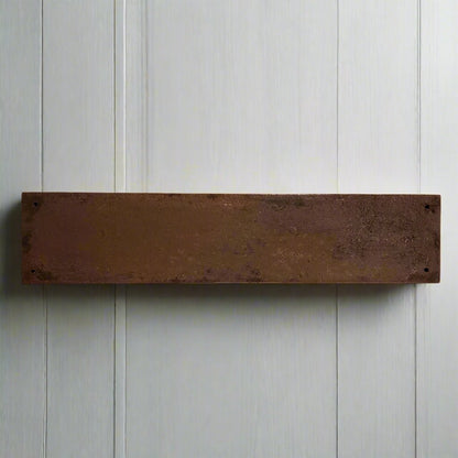Shell 1946 Cast Iron Embossed Plaque With Painted Antique Finish (13.25" x 3") - Jones Peak