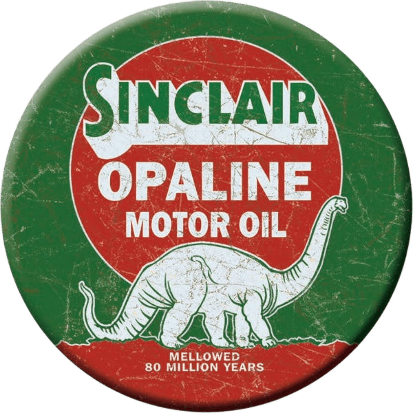 Sinclair Opaline Motor Oil Magnet (3" Round) - Jones Peak