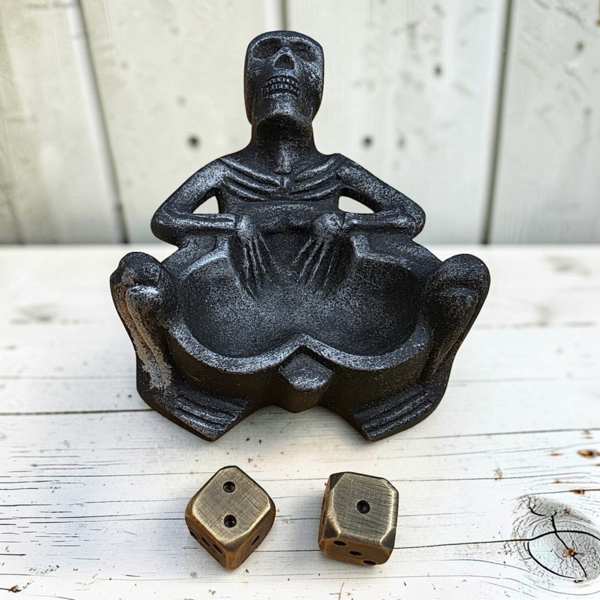 Skeleton Cast Iron Ashtray & Trinket Dish - Jones Peak