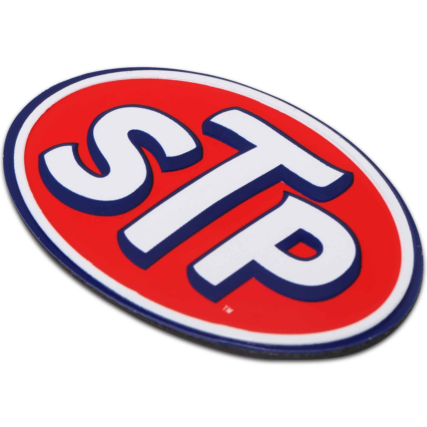 STP Logo Embossed Metal Magnet (3" x 2") - Jones Peak