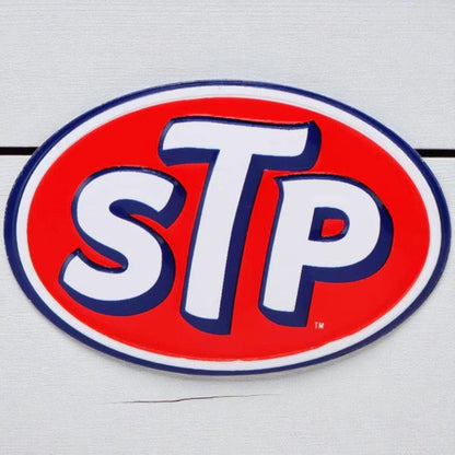 STP Logo Embossed Metal Magnet (3" x 2") - Jones Peak
