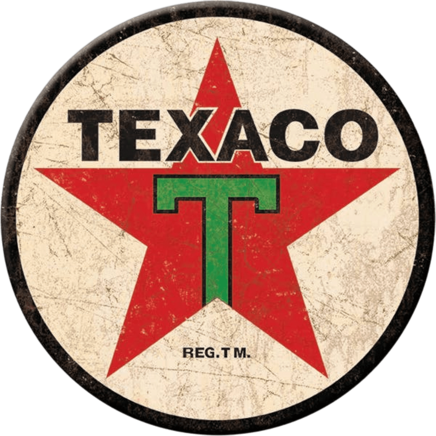 Texaco 1936 Vintage Logo Magnet (3" Round) - Jones Peak