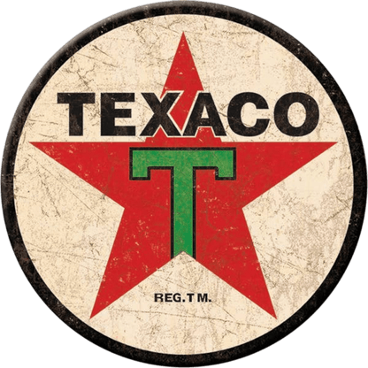 Texaco 1936 Vintage Logo Magnet (3" Round) - Jones Peak