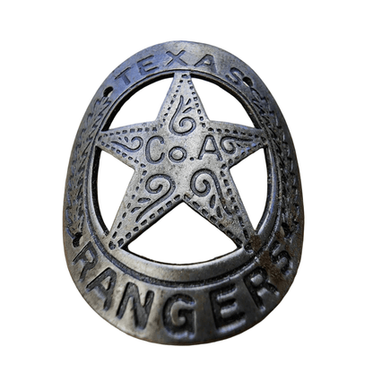 Texas Rangers Gun Butt Tag (1.75" x 1.5") - Jones Peak