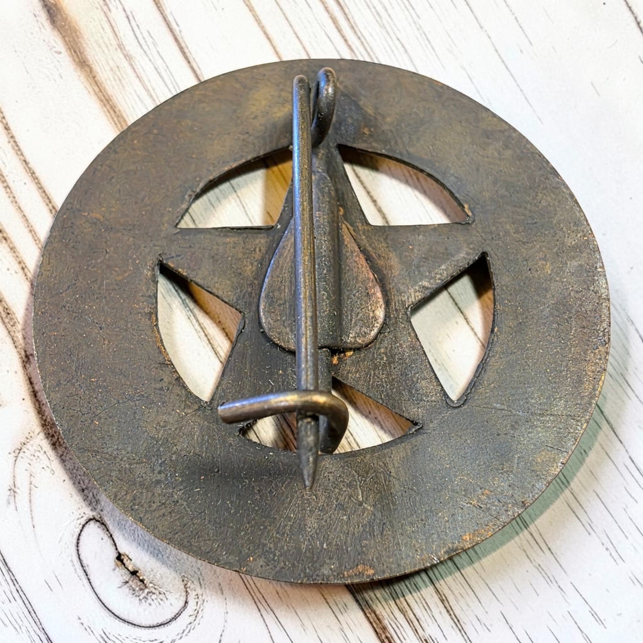 Texas Rangers Solid Brass Round Badge (1.75" Round) - Jones Peak