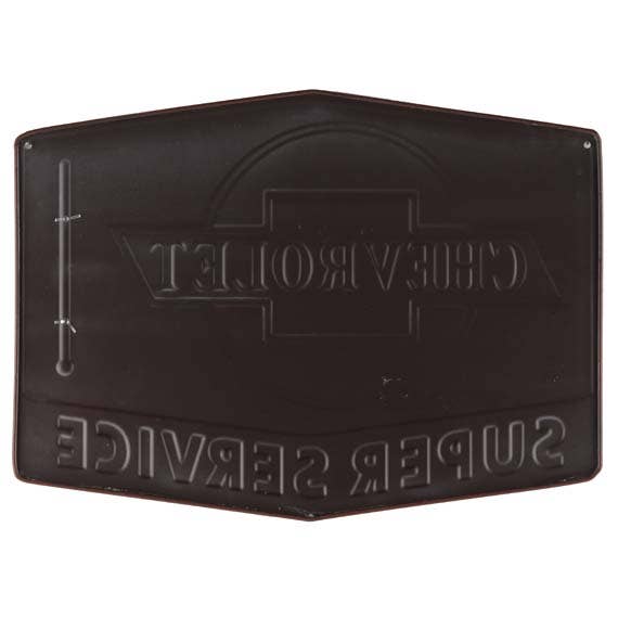 Chevrolet Super Service Embossed Wall Thermometer (14" x 10.25") - Jones Peak