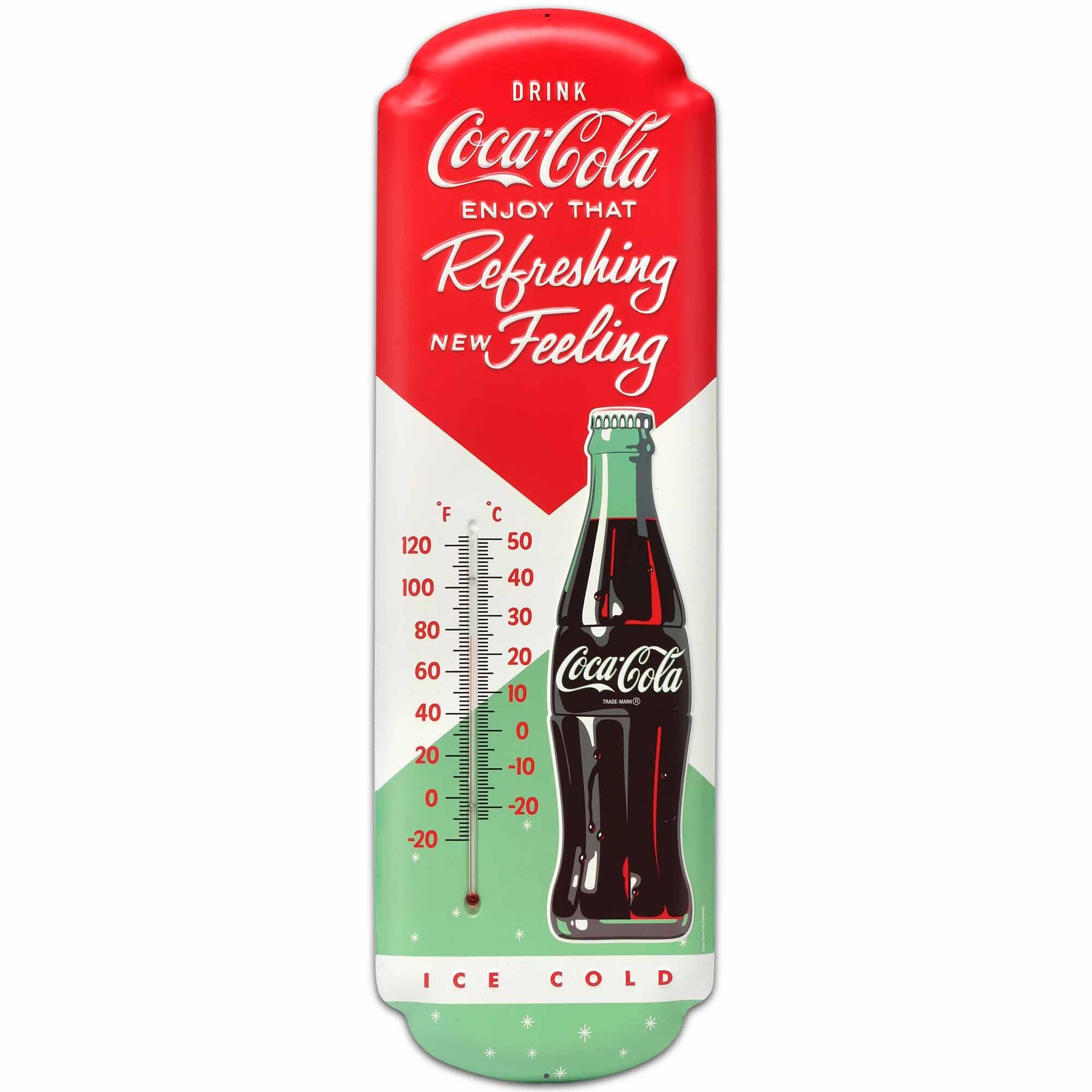 Coca - Cola Refreshing New Feeling Wall Thermometer (8.5" x 27") - Jones Peak