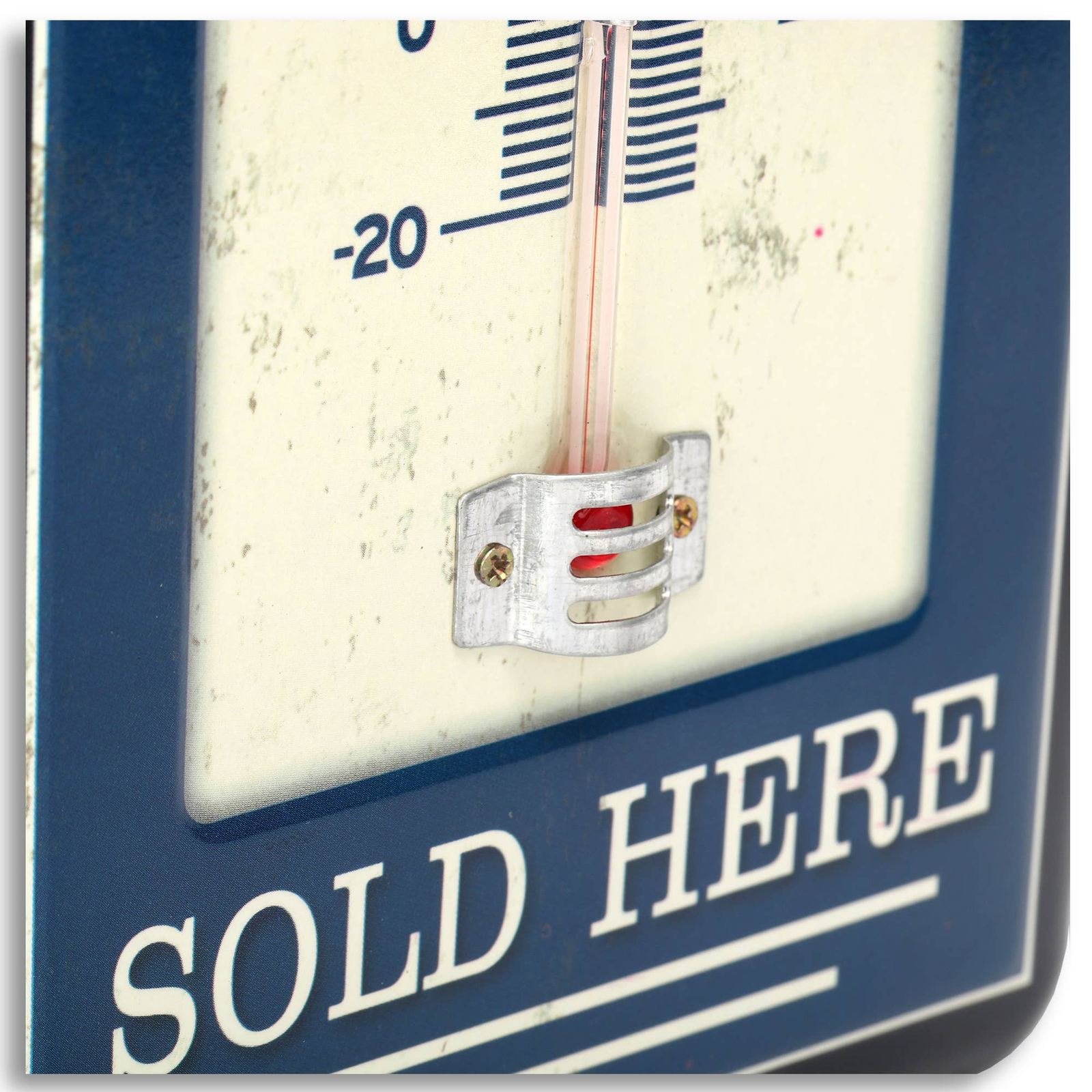 Ford Genuine Parts Embossed Metal Wall Thermometer (5" x 15.5") - Jones Peak