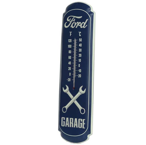 Ford Glow - in - the - Dark Wall Thermometer (8.5" x 27") - Jones Peak