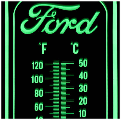Ford Glow - in - the - Dark Wall Thermometer (8.5" x 27") - Jones Peak