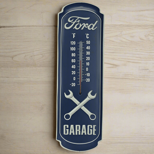 Ford Glow - in - the - Dark Wall Thermometer (8.5" x 27") - Jones Peak