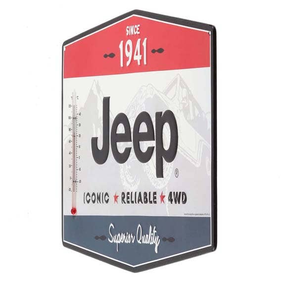 Jeep Since 1941 Embossed Wall Thermometer - Jones Peak