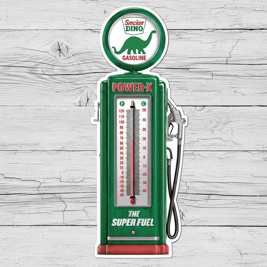 Sinclair Dino Gasoline Thermometer (17.5" x 6.8") - Jones Peak