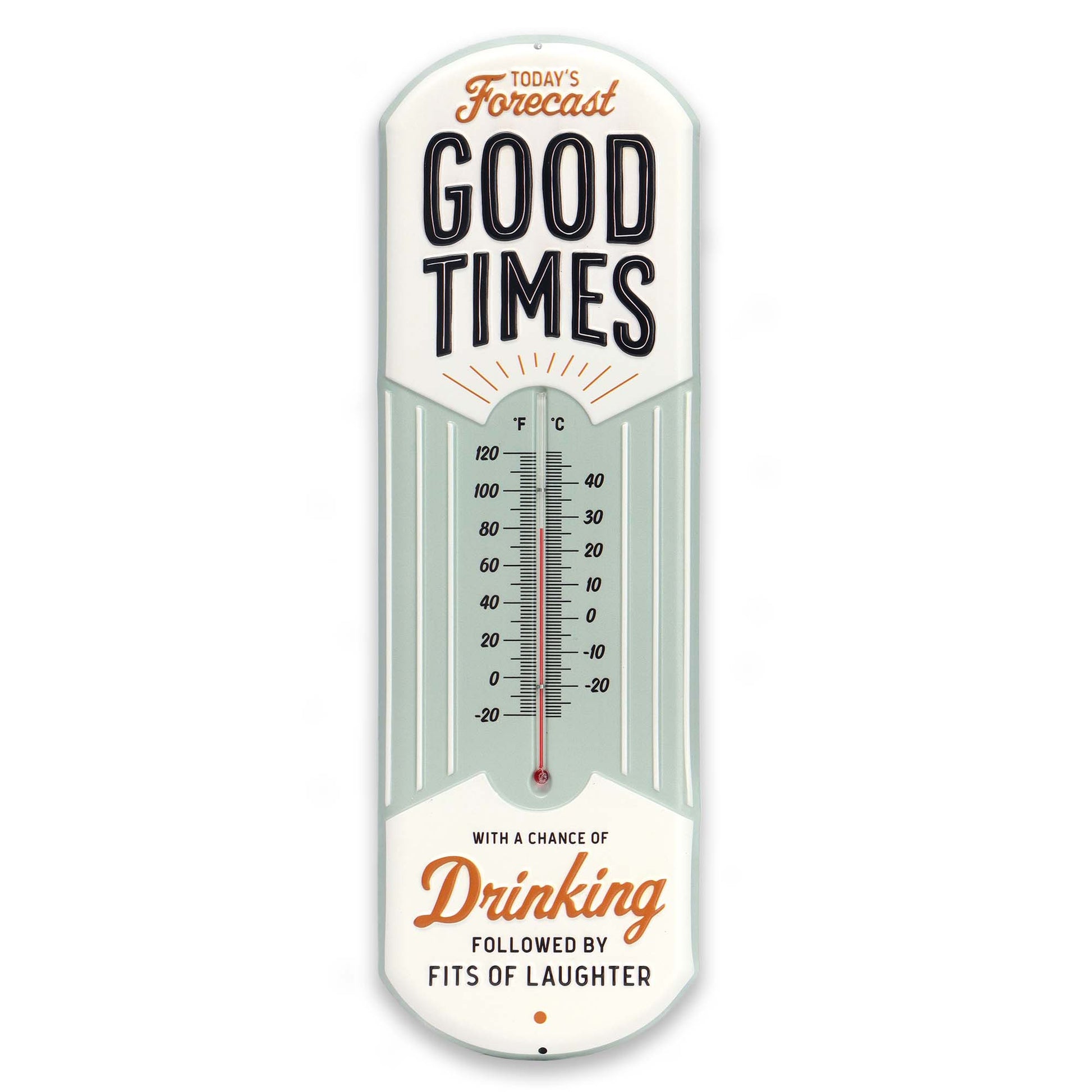 Today's Forecast Good Times Wall Thermometer (5.5" x 18") - Jones Peak