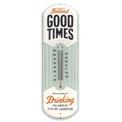 Today's Forecast Good Times Wall Thermometer (5.5" x 18") - Jones Peak