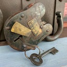 Colt Factory Cast Iron Lock & Keys With Antique Finish (3" x 5") - Jones Peak