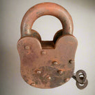 Yuma Territorial Prison Cast Iron Lock & Keys With Antique Finish (3" x 5") - Jones Peak