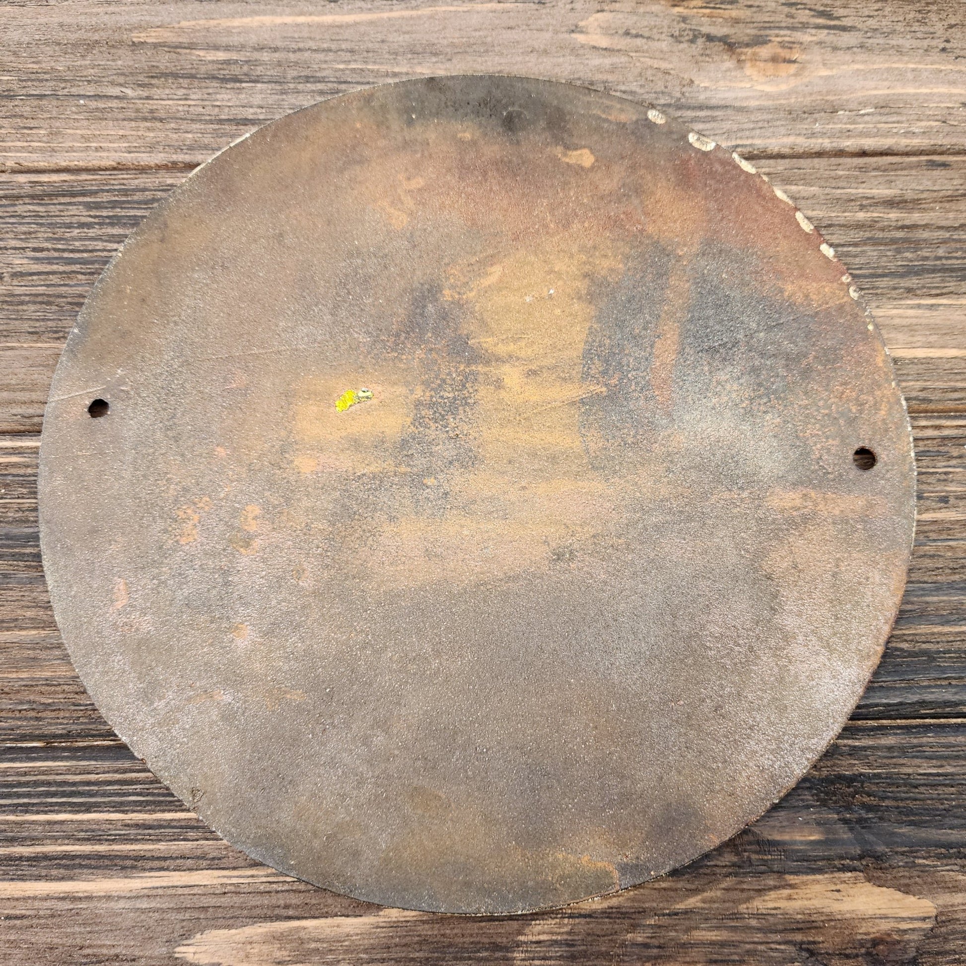 Volkswagen Cast Iron Plaque With Painted Antique Finish (9" Round) - Jones Peak